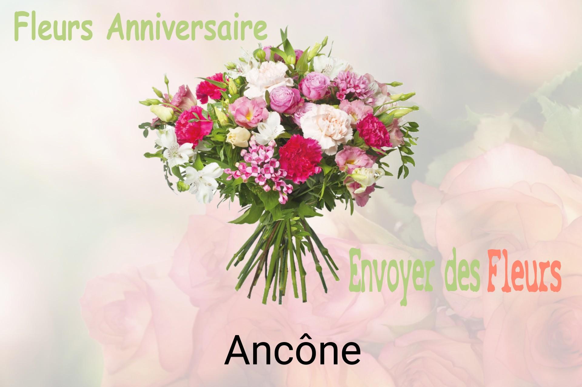 Bouquet de fleurs d’anniversaire livré à Ancône